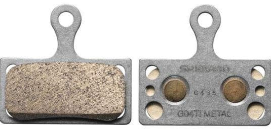 Shimano Spares G04Ti disc brake pads and spring; titanium backed; sintered