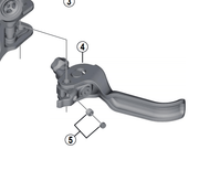 Shimano Spares BL-M8000 right hand lever member unit