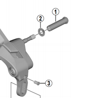 Shimano Spares BR-R9100 adjust bolt