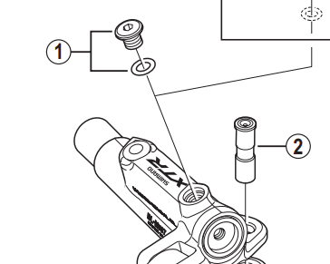 Shimano Spares BL-M987 bleed screw and O-ring