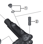 Shimano Spares BL-M9000 lever axle