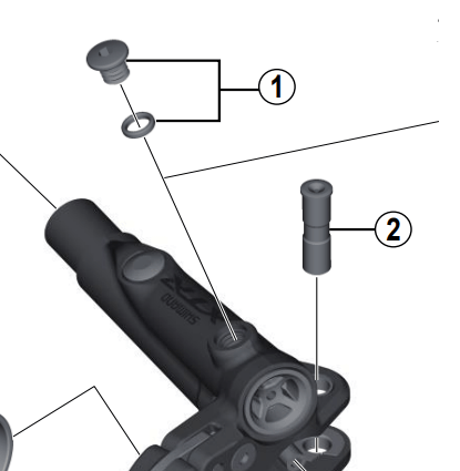 Shimano Spares BL-M9000 lever axle