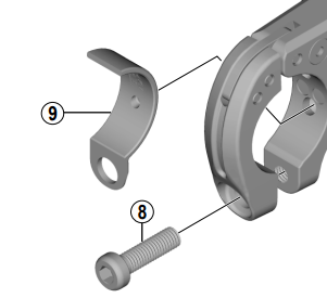 Shimano Spares BL-T8000 clamp bolt