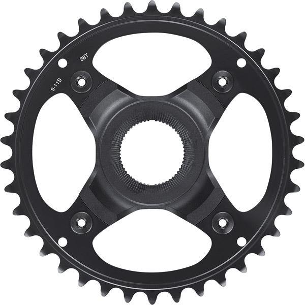 Load image into Gallery viewer, Shimano STEPS SM-CRE70 chainring; 38T for chainline 50 mm; without chainguard; black

