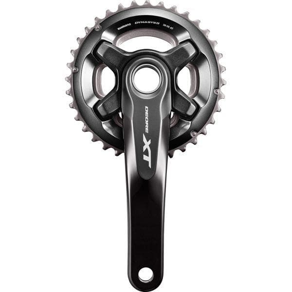 Load image into Gallery viewer, Shimano FC-M8000 Deore XT chainset 11-speed, 38/28T - Black

