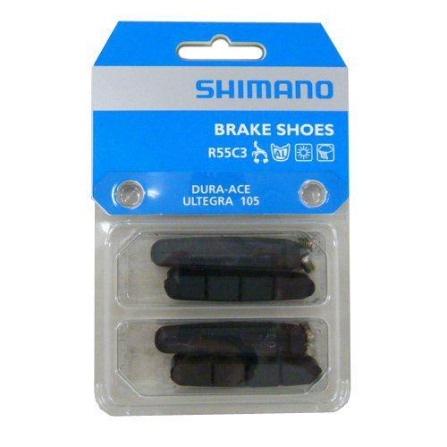 Shimano Spares R55C3 Dura Ace 7900 cartridge pad insert; alloy rims; 2 pairs