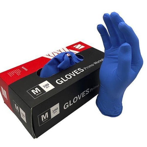 M Part Primo Nitrile Workshop Glove 6 mil - Box 100 - Small