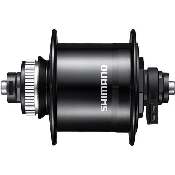 Load image into Gallery viewer, Shimano Nexus DH-UR700-3D Dynamo hub; 6v 3w; for Centre-Lock disc; 32h; 100 mm Q/R; black
