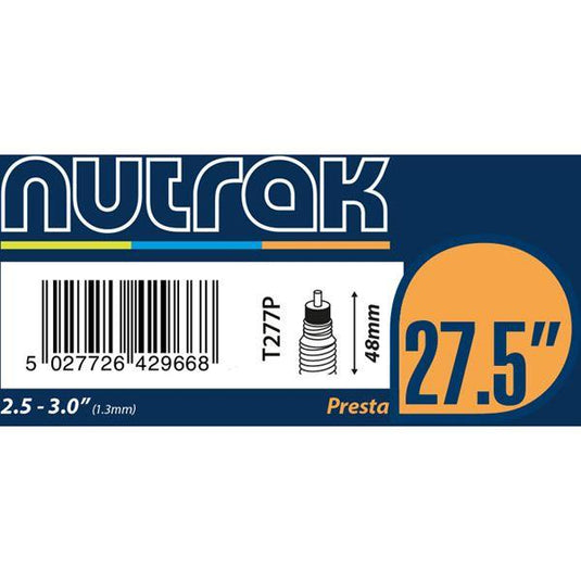 Nutrak 27.5 inch or 650B x 2.5 - 3.0 Presta inner tube