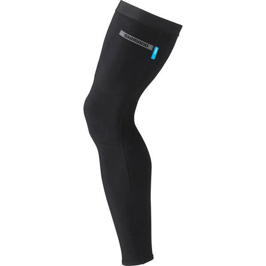 OUT REFUND -  4/9 Shimano Clothing Unisex Shimano Leg Warmer, Black, Size S