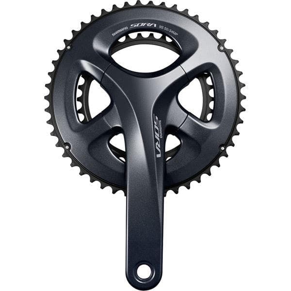 Shimano FC-R3000 Sora 9-speed Chainset, 50 / 34T, compact, 165mm