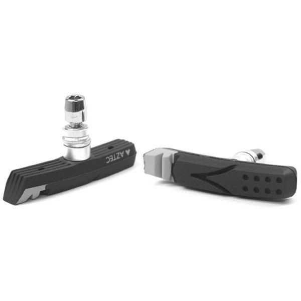 Aztec V-type one-piece brake blocks; Kevlar Plus with rim rake