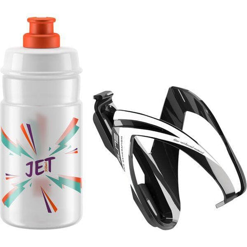 Elite Ceo Jet youth bottle kit includes cage and 66 mm; 350 ml bottle orange