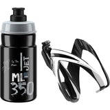 Elite Ceo Jet youth bottle kit includes cage and 66 mm; 350 ml bottle black