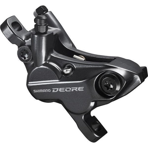 Shimano Deore BR-M6120 Deore 4-pot calliper; post mount; without adapters; front or rear