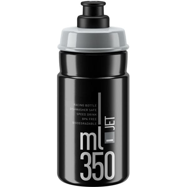 Elite Jet 66 mm youth bottle 350 ml black