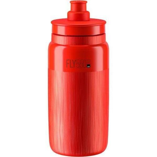 Elite Fly Tex Lightweight Cycling Sports Bottle - Red - 550ml