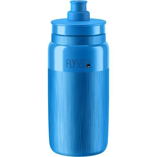 Elite Fly Tex Lightweight Cycling Sports Bottle - Blue - 550ml