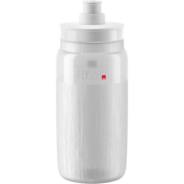 Elite Fly Tex Lightweight Cycling Sports Bottle - Clear - 550 ml