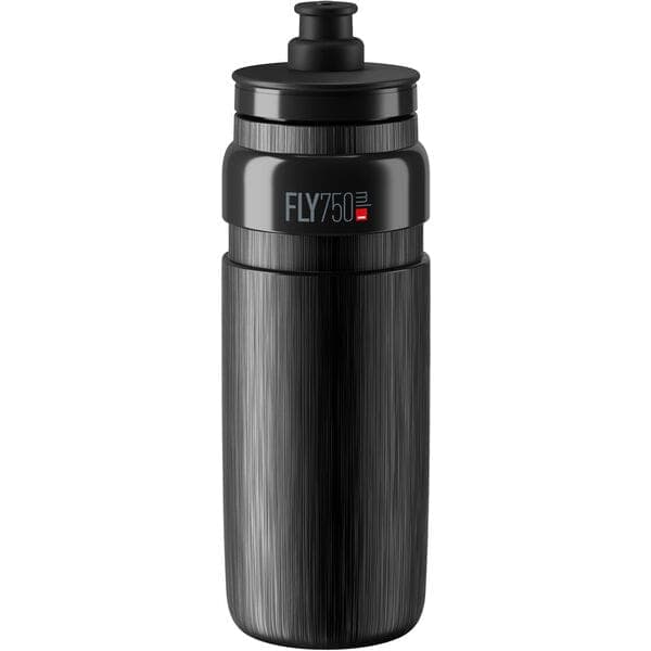Elite Fly Tex Lightweight Cycling Sports Bottle - Black - 750ml