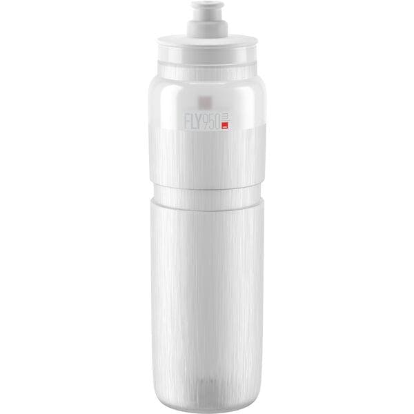 Elite Fly Tex Lightweight Cycling Sports Bottle - Clear - 950ml