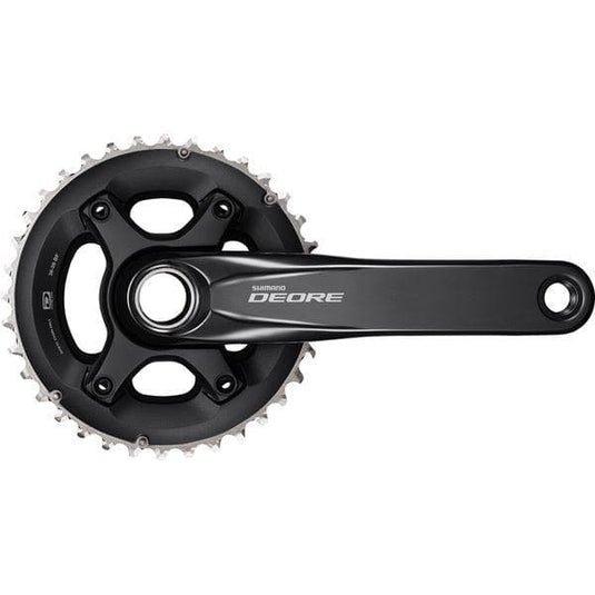 Shimano FC-M6000 Deore 10-speed chainset, 36/26T - Black