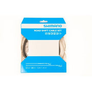 Shimano Spares Road gear cable set; stainless steel inner wire; black