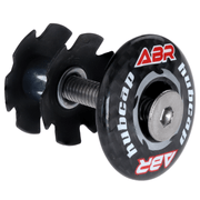 ABR Hubcap 1" 1/8" Star Washer Pack Carbon Fibre