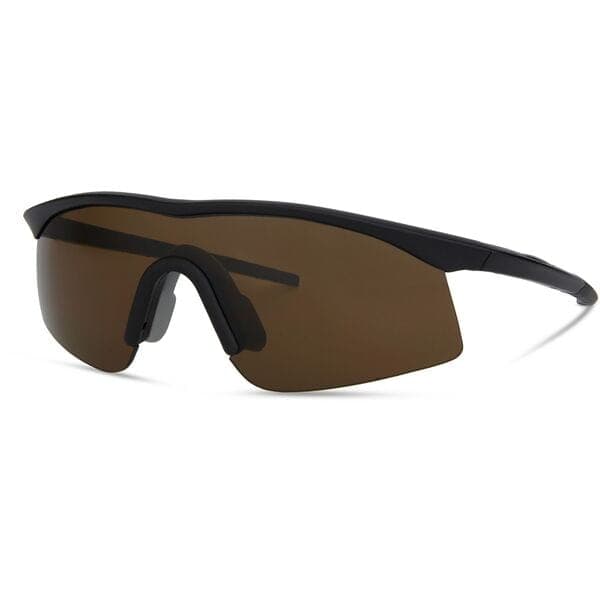 Madison D'Arcs compact glasses 3-lens pack - matt black frame / dark; amber and clear lens