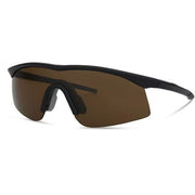 Madison D'Arcs compact glasses 3-lens pack - matt black frame / dark; amber and clear lens