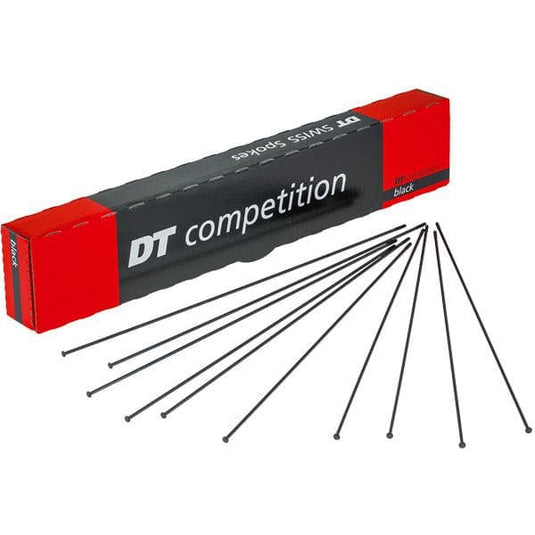 DT Swiss Competition Straight Pull Spokes 14 / 15 g = 2 / 1.8 mm box 100; black 264 mm