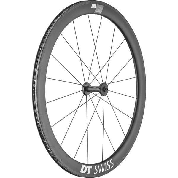 DT Swiss ARC 1400 DICUT wheel; carbon clincher 48 x 17 mm rim; front