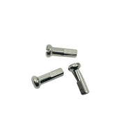 DT Swiss 2 x 14 mm brass nipples silver (box of 100)
