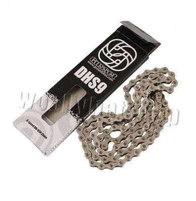 Gusset DHS9 9 Speed Chain in Silver 116L paul - MRRP £24.99