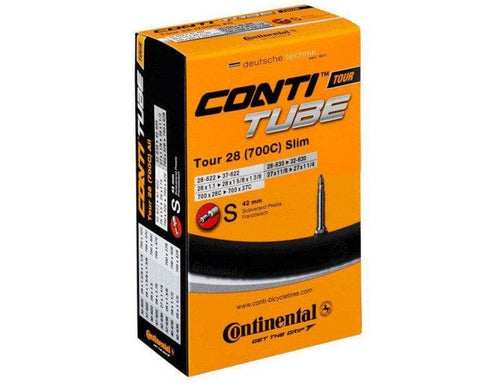 Continental Tour 28 (700c) Slim 700c x 28c - 37c 42mm Presta Valve Inner Tube - 0181991