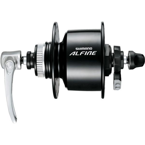 Shimano Alfine DH-S501 Alfine; 6v 3w; Centre-Lock disc; 32h; Q/R; black