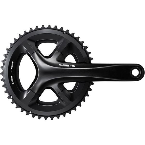 Shimano 105 FC-RS510 double chainset, 46/36T for 135/142 mm axle, 172.5 mm - Black