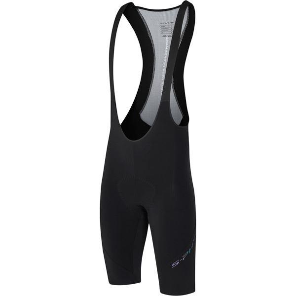 Load image into Gallery viewer, Shimano Clothing Men&#39;s, S-PHYRE FLASH Bib Shorts, Black, Size L
