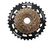 Shimano Tourney / TY MF-TZ500 7-speed multiple freewheel; 14-34 tooth