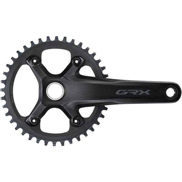 Shimano GRX FC-RX600 GRX chainset 40T, single, 11-speed, 2 piece design - Black