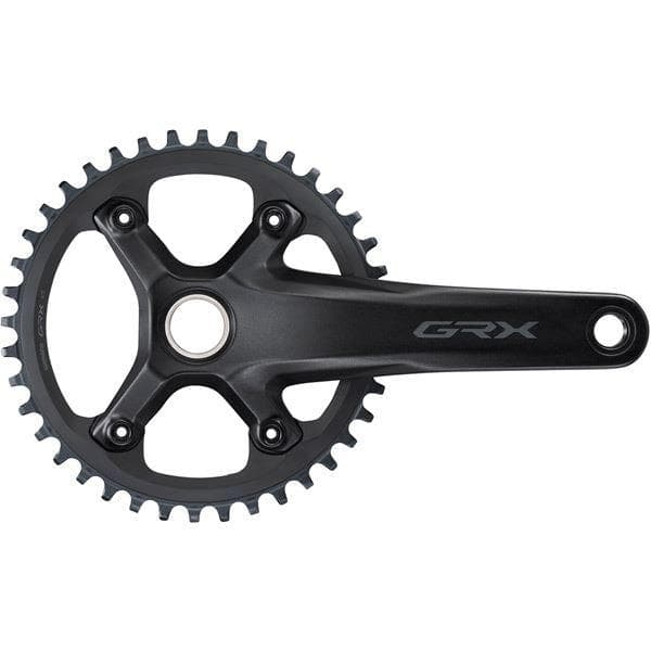 Load image into Gallery viewer, Shimano GRX FC-RX600 GRX chainset 40T, single, 11-speed, 2 piece design - Black
