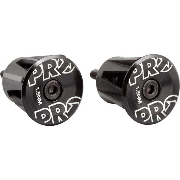 PRO Handlebar End Plugs; Alloy; Black