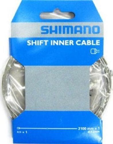 Shimano Road / MTB steel gear inner wire, 1.2 x 2100mm Y60098070
