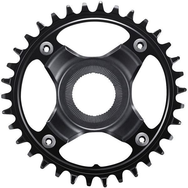 Load image into Gallery viewer, Shimano STEPS SM-CRE80-12-B chainring; 36T for chainline 53 mm; without chainguard; black
