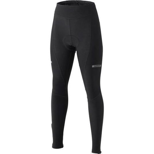 Shimano Clothing Women's Winter Tights, Black, Size M