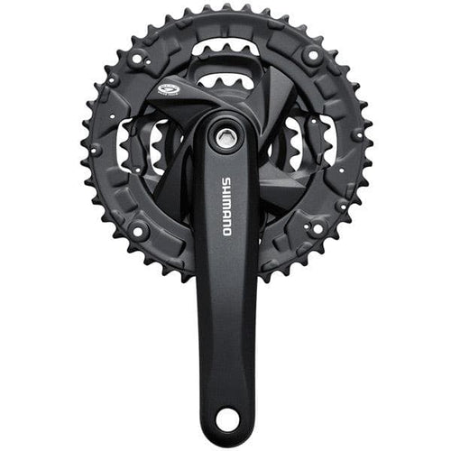 Shimano Acera FC-M371 chainset with chainguard; square taper; 48 / 36 / 26T; 175 mm; black