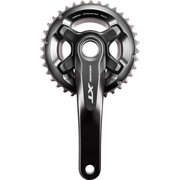 Load image into Gallery viewer, Shimano FC-M8000 Deore XT chainset 11-speed, 38/28T - Black
