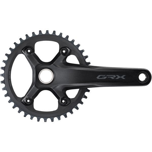 Shimano GRX FC-RX600 GRX chainset 40T, single, 11-speed, 2 piece design - Black