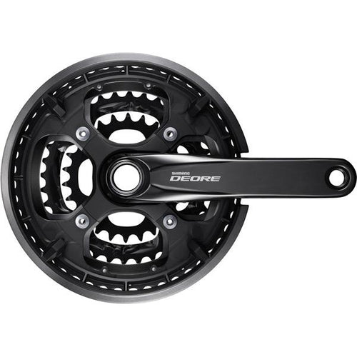 Shimano Deore FC-T6010 Deore 10-speed chainset; 48/36/26T; with chainguard; black; 170 mm