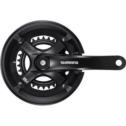 Shimano Tourney / TY FC-TY501 chainset 46 / 30; double; 7 / 8-speed; 175 mm; with chainguard; black
